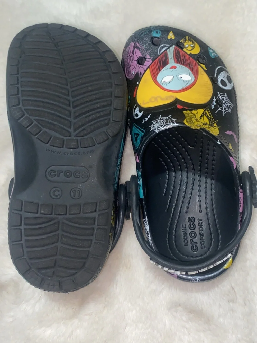 The Nightmare Before Christmas Kids Black Crocs for boy our girl
